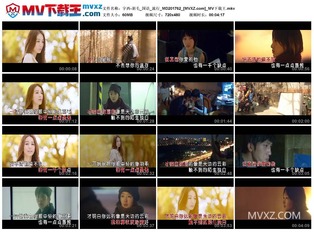 宇西-羽毛_国语_流行_MD201762